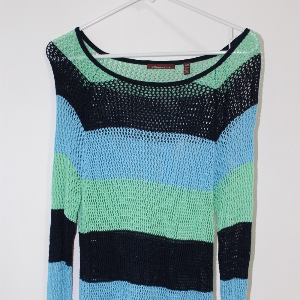 Striped Color Block Sweater